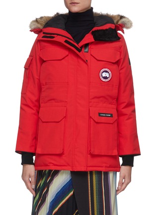 Main View - Click To Enlarge - CANADA GOOSE - 'Expedition' fur trimmed hood pocket parka