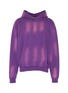 Main View - Click To Enlarge - MARTINE ROSE - Logo embroidered back washed hoodie