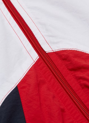  - MARTINE ROSE - Ruched colourblock panel track jacket