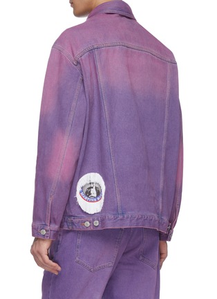 Back View - Click To Enlarge - MARTINE ROSE - Oversized denim jacket
