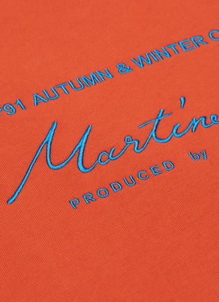  - MARTINE ROSE - Logo embroidered sweatshirt
