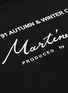  - MARTINE ROSE - Logo print mock neck sweatshirt