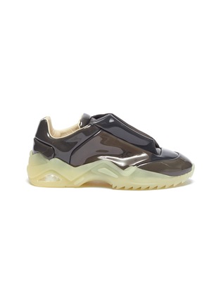 Main View - Click To Enlarge - MAISON MARGIELA - 'New Future' chunky outsole laminated leather sneakers