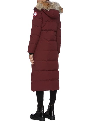 Back View - Click To Enlarge - CANADA GOOSE - 'Mystique' coyote fur hooded down puffer coat - fusion fit