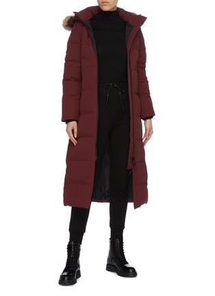 Figure View - Click To Enlarge - CANADA GOOSE - 'Mystique' coyote fur hooded down puffer coat - fusion fit