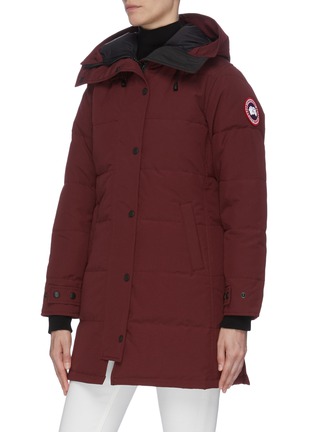 Detail View - Click To Enlarge - CANADA GOOSE - 'Shelburne' coyote fur hooded down puffer parka – fusion fit