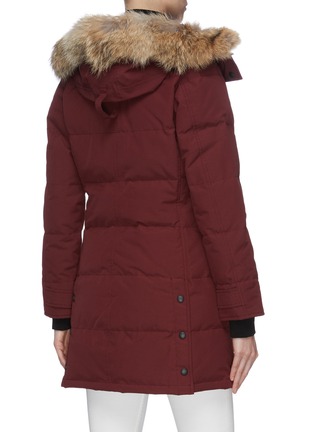 Back View - Click To Enlarge - CANADA GOOSE - 'Shelburne' coyote fur hooded down puffer parka – fusion fit