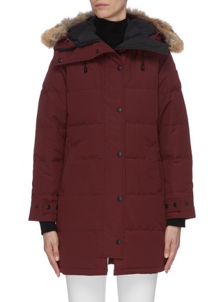 Main View - Click To Enlarge - CANADA GOOSE - 'Shelburne' coyote fur hooded down puffer parka – fusion fit