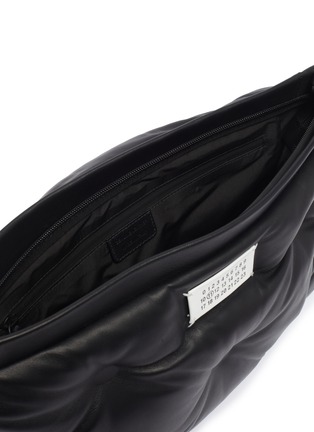 Detail View - Click To Enlarge - MAISON MARGIELA - 'Glam Slam' leather pillow bag