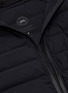  - CANADA GOOSE - 'Hybridge CW' reflective stripe hooded puffer jacket
