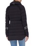 Back View - Click To Enlarge - CANADA GOOSE - 'Hybridge CW' reflective stripe hooded puffer jacket