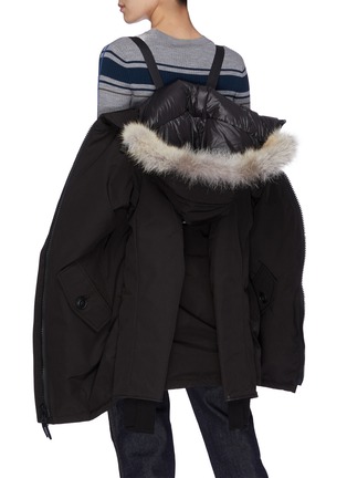 Detail View - Click To Enlarge - CANADA GOOSE - 'Rosemont' fur hood puffed parka
