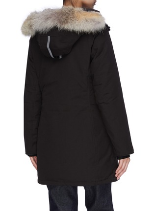 Back View - Click To Enlarge - CANADA GOOSE - 'Rosemont' fur hood puffed parka