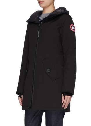 Front View - Click To Enlarge - CANADA GOOSE - 'Rosemont' fur hood puffed parka