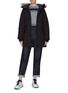 Figure View - Click To Enlarge - CANADA GOOSE - 'Rosemont' fur hood puffed parka