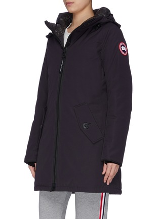 Front View - Click To Enlarge - CANADA GOOSE - 'Rosemont' fur hood puffed parka