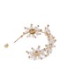 Detail View - Click To Enlarge - ROSANTICA - 'Daisy' faux pearl hoop earrings