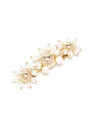 Detail View - Click To Enlarge - ROSANTICA - 'Daisy' faux pearl hair pin