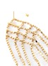 Detail View - Click To Enlarge - ROSANTICA - 'Oasis' glass crystal lattice fringe drop earrings