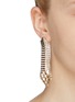 Figure View - Click To Enlarge - ROSANTICA - 'Oasis' glass crystal lattice drop earrings