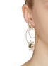 Figure View - Click To Enlarge - ROSANTICA - 'Daisy' faux pearl double hoop earrings