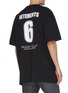 Back View - Click To Enlarge - VETEMENTS - Planet logo graphic print T-shirt