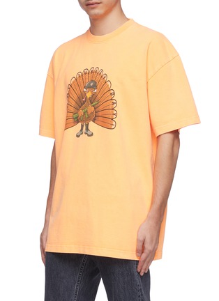 Front View - Click To Enlarge - VETEMENTS - Turkey graphic slogan print T-shirt