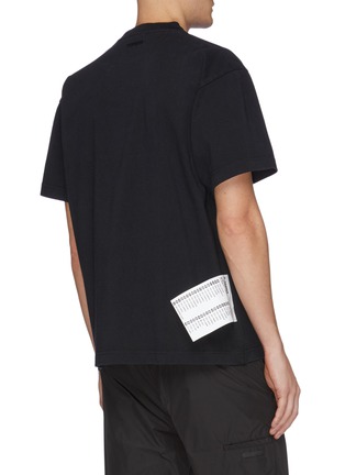Back View - Click To Enlarge - VETEMENTS - Inverted logo print washing label T-shirt