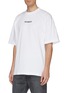 Front View - Click To Enlarge - VETEMENTS - Logo print washing label T-shirt
