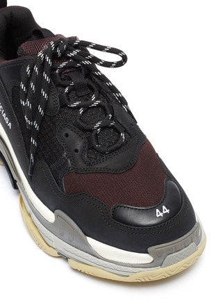 Detail View - Click To Enlarge - BALENCIAGA - 'Triple S' stack midsole mesh sneakers