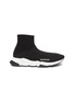 Main View - Click To Enlarge - BALENCIAGA - Speed' knit slip-on sneakers