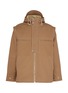 Main View - Click To Enlarge - JACQUEMUS - 'La veste Meunier' contrast topstitching hooded jacket