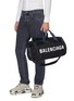 Figure View - Click To Enlarge - BALENCIAGA - 'Wheel' logo print gym bag