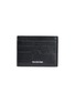 Main View - Click To Enlarge - BALENCIAGA - Logo print croc embossed leather card holder