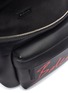 Detail View - Click To Enlarge - BALENCIAGA - Lipstick logo leather bum bag