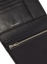 Detail View - Click To Enlarge - BALENCIAGA - Logo plaque leather wallet on strap