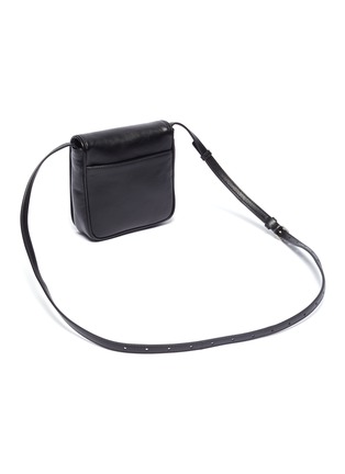 Detail View - Click To Enlarge - BALENCIAGA - Mini leather messenger bag