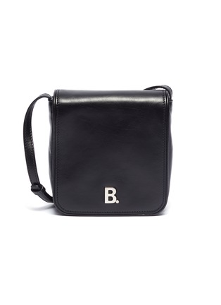 Main View - Click To Enlarge - BALENCIAGA - Mini leather messenger bag