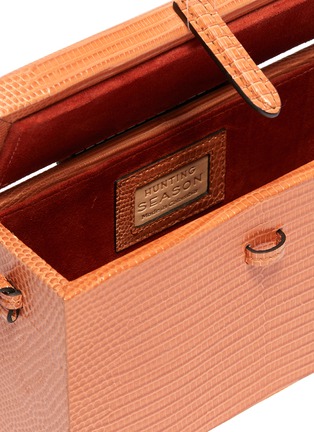Detail View - Click To Enlarge - HUNTING SEASON - 'The Square Trunk' in lizardskin leather