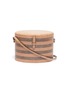 Main View - Click To Enlarge - HUNTING SEASON - 'The Round Trunk' in stripe lizardskin leather