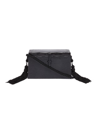 Main View - Click To Enlarge - HUNTING SEASON - 'The Square Trunk' in lizardskin leather with tassels