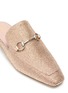 Detail View - Click To Enlarge - PEDDER RED - 'Zarin' horsebit strass glitter loafer slides