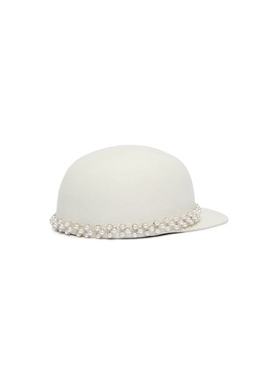 Figure View - Click To Enlarge - GLADYS TAMEZ - 'Ines' embellished felt cap
