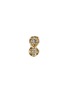 Main View - Click To Enlarge - WWAKE - 'Dimple' diamond 10k yellow gold single stud earring