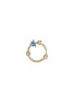 Main View - Click To Enlarge - WWAKE - 'Orb' diamond opal 10k yellow gold single stud earring