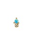Main View - Click To Enlarge - WWAKE - 'Dot' diamond opal 10k yellow gold single stud earring
