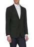 Front View - Click To Enlarge - RING JACKET - Notch lapel balloon wool blazer