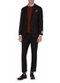 Figure View - Click To Enlarge - RING JACKET - Notch lapel check plaid balloon wool blazer