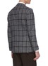 Back View - Click To Enlarge - RING JACKET - Houndstooth check plaid wool-silk blazer