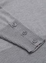  - THOM BROWNE  - Stripe sleeve button cuff oversized wool sweater